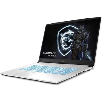  Ноутбук MSI Sword 17 A12VE-809RU (9S7-17L522-809) Core i7 12650H 16Gb SSD512Gb nVidia GeForce RTX4050 6Gb 17.3" IPS FHD (1920x1080) Win11H white 