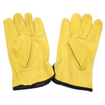  Перчатки кожаные Дока Драйвер RX 5003 DK.3500.06386 желтый 