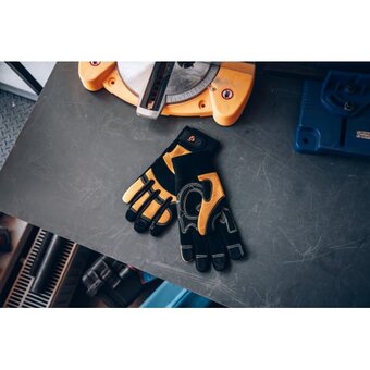  Перчатки защитные от вибрации Jeta Safety JAV01-VP-8/M швы Кевлар р.М/8 