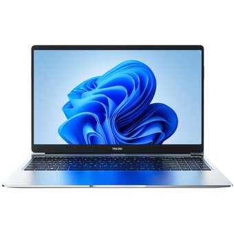  Ноутбук TECNO Megabook T1 T15DA (4894947004957) R5 5560U 16Gb SSD 512Gb AMD Radeon Graphics 15,6 FHD IPS Cam 70Вт*ч No OS Silver 