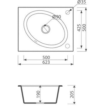  Мойка MAUNFELD Tono 430 103 002 черный 