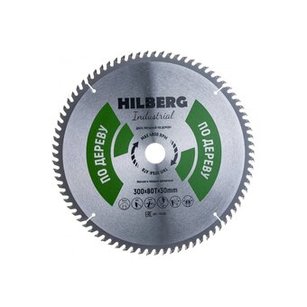  Диск пильный Hilberg Industrial Дерево HW302 300x30x80Т 