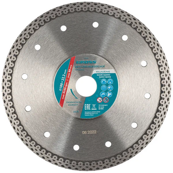  Диск алмазный Gross 73056 ф180х22,2мм 