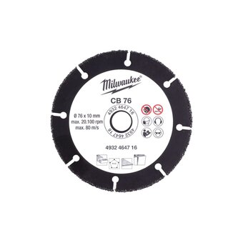  Диск по дереву Milwaukee 4932464716 76мм 