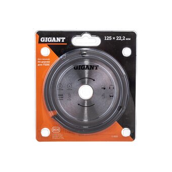  Диск пильный по дереву для УШМ Gigant G-0520 125x22.2 мм 