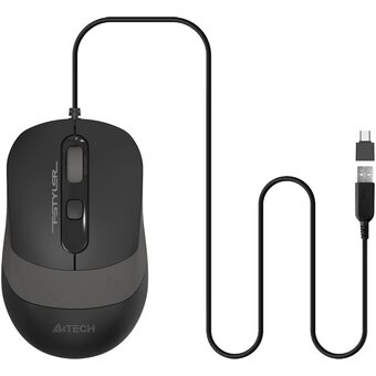 Мышь A4Tech Fstyler FM10T (FM10T Grey) серый оптическая 1600dpi   Мышь A4Tech Fstyler FM10T (FM10T Grey) серый оптическая 1600dpi