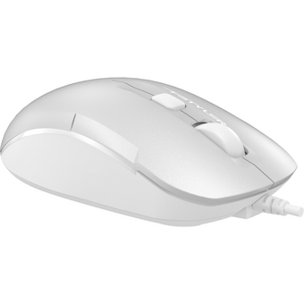  Мышь A4Tech Fstyler FM26 (FM26 USB (Icy White)) серебристый/белый оптическая 2000dpi 