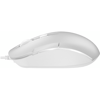  Мышь A4Tech Fstyler FM26 (FM26 USB (Icy White)) серебристый/белый оптическая 2000dpi 