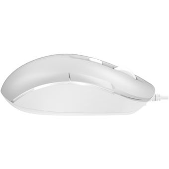  Мышь A4Tech Fstyler FM26 (FM26 USB (Icy White)) серебристый/белый оптическая 2000dpi 