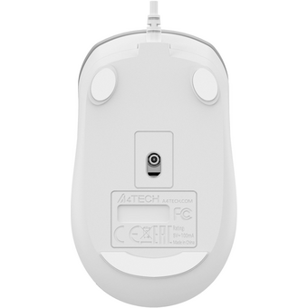  Мышь A4Tech Fstyler FM26 (FM26 USB (Icy White)) серебристый/белый оптическая 2000dpi 