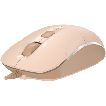  Мышь A4Tech Fstyler FM26 (FM26 USB (Cafe Latte)) бежевый/коричневый оптическая 2000dpi 