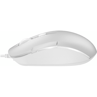  Мышь A4Tech Fstyler FM26S (FM26S USB (Icy White)) серебристый/белый оптическая 2000dpi 