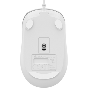  Мышь A4Tech Fstyler FM26S (FM26S USB (Icy White)) серебристый/белый оптическая 2000dpi 