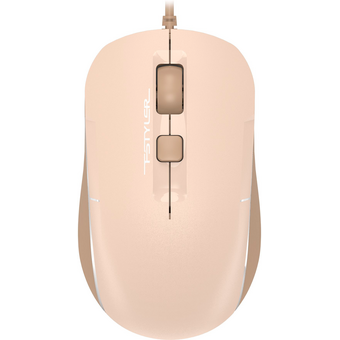  Мышь A4Tech Fstyler FM26S (FM26S USB (Cafe Latte)) бежевый/коричневый оптическая 2000dpi 