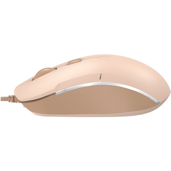  Мышь A4Tech Fstyler FM26S (FM26S USB (Cafe Latte)) бежевый/коричневый оптическая 2000dpi 