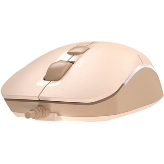  Мышь A4Tech Fstyler FM26S (FM26S USB (Cafe Latte)) бежевый/коричневый оптическая 2000dpi 