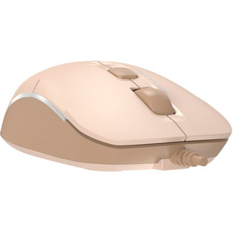  Мышь A4Tech Fstyler FM26S (FM26S USB (Cafe Latte)) бежевый/коричневый оптическая 2000dpi 