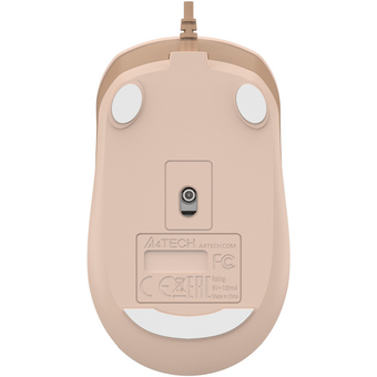  Мышь A4Tech Fstyler FM26S (FM26S USB (Cafe Latte)) бежевый/коричневый оптическая 2000dpi 