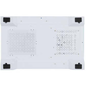  Корпус 1STPLAYER Miku Mi7 White (Mi7-WH-2F1R-W-1F1-W) / ATX / 3x120mm LED fans 