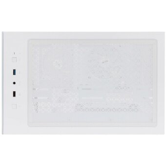  Корпус 1STPLAYER Miku Mi7 White (Mi7-WH-2F1R-W-1F1-W) / ATX / 3x120mm LED fans 