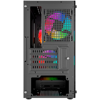  Корпус Powercase Mistral Micro D3B ARGB (CMMDB-A3), Tempered Glass, 2x 140mm ARGB PWM+1x 120mm ARGB PWM, чёрный, mATX 