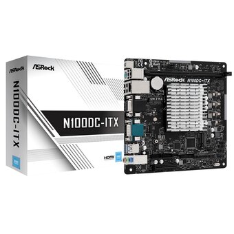  Материнская плата ASRock N100DC-ITX, RTL 