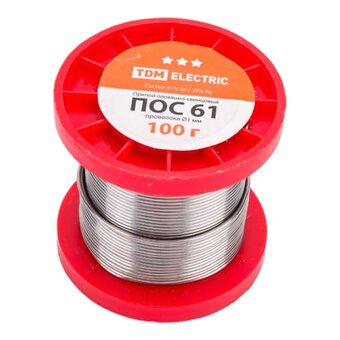  Припой проволока TDM ПОС 61 SQ1025-0313 