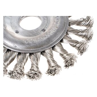  Щетка цилиндрическая, жгутовая, для УШМ № 567 Профоснастка Эксперт 20806007 D125 мм 