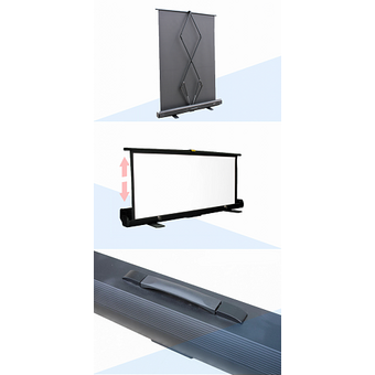  Экран SAKURA SCPSF-177x100 Floor Stand Screen 16:9 портативный напольный рулонный черный 80' 