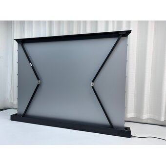  Экран для проектора S'OK SFE-296x165-WH 100'' 4K, напольный с электроприводом, Nanometallic, белый 