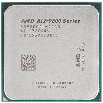  Процессор AMD A12-9800/3.8-4.2 GHz/4 cores/Radeon R7/65W TDP/AM4/OEM (AD9800AUM44AB) 