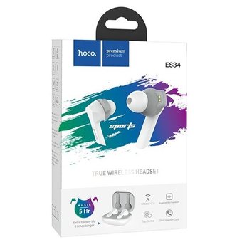  УЦ Наушники bluetooth HOCO ES34 Pleasure, white (ПУ) 