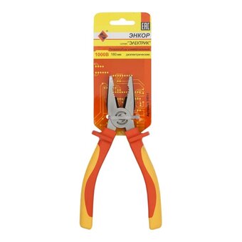  Плоскогубцы универсальные Энкор 1/6/60 (19011) 180мм 