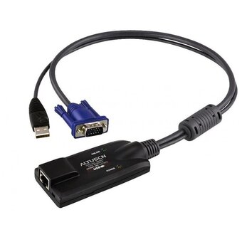  Модуль удлинителя Aten KA7570-AX VGA+K/M USB 40м 1xUTP Cat5e для подкл. комп. к перекл. KH15xxA/KH15xxAi/KL15xxA/KL15xxAi/KH25xxA 