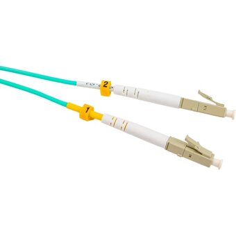  Патч-корд Hyperline FC-D2-503-LC/PR-LC/PR-H-15M-LSZH-AQ 