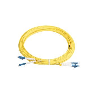  Патч-корд Hyperline FC-D2-9-LC/­UR-LC/­UR-H-10M-LSZH-YL 