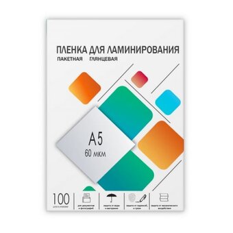  Пленка для ламинирования Гелеос LPA5-60 А5 154х216мм 60мик 100шт 