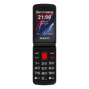  Сотовый телефон MAXVI E10 Red 