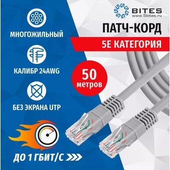  Патч-корд 5bites PUT50-500A 