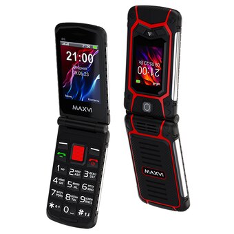  Сотовый телефон MAXVI E10 Red 