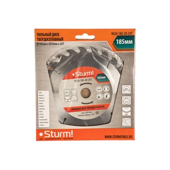  Пильный диск Sturm! 9020-185-20-24T 