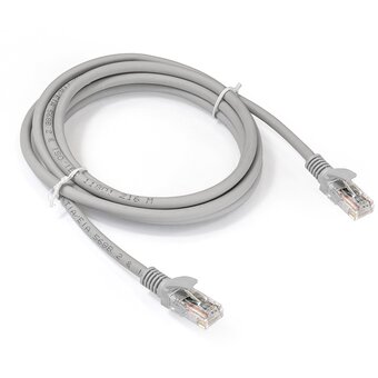  Патч-корд Exegate UTP-RJ45-RJ45-5e-2M-LSZH-GY (EX286383RUS) серый 