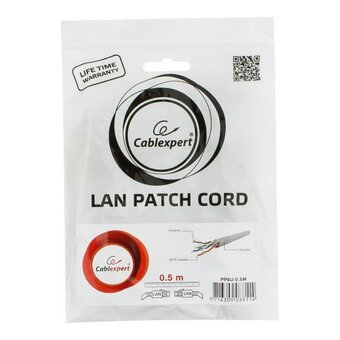  Патч-корд Cablexpert PP6U-0.5M серый 