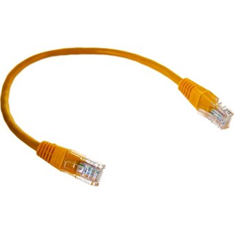  Патч-корд Cablexpert PP10-0.25M/Y желтый 
