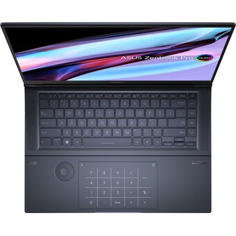  Ноутбук Asus Zenbook Pro 16X OLED UX7602VI-ME097X (90NB10K1-M005D0) i9 13900H 32Gb SSD1Tb GF RTX4070 8Gb 16" OLED Touch 4K (3840x2400) Win11 Pro 