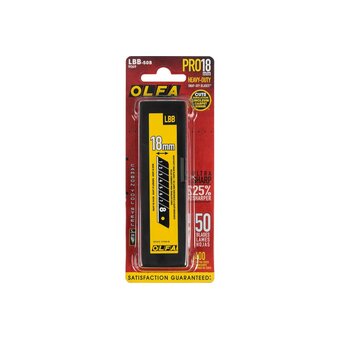  Лезвие сегментированное OLFA Excel Black OL-LBB-50B 18х100х0.5 мм 