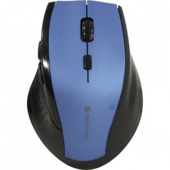  Мышь Defender Accura MM-365 Blue, Wireless, 6 кн., 1600 dpi, USB 