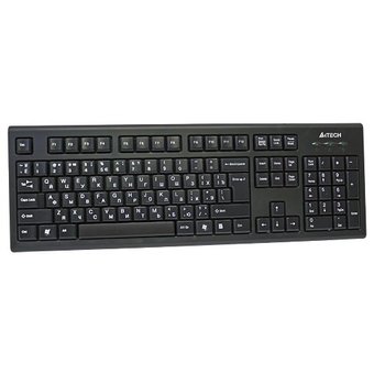  Клавиатура A4Tech KR-85 Black, USB, X-slim 