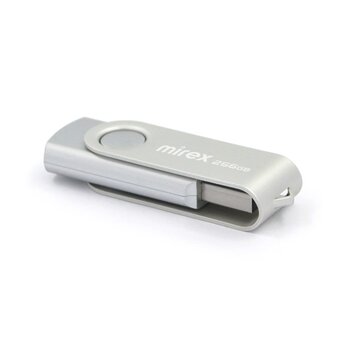  USB-флешка Mirex Swivel 13600-FMUSI256 256GB USB 2.0, Серебристый 