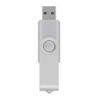  USB-флешка Mirex Swivel 13600-FMUSI256 256GB USB 2.0, Серебристый 